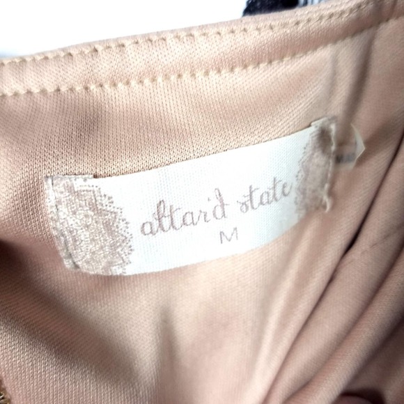 Altar'd State Black 3D Lace Floral Cocktail Dress - Picture 6 of 7